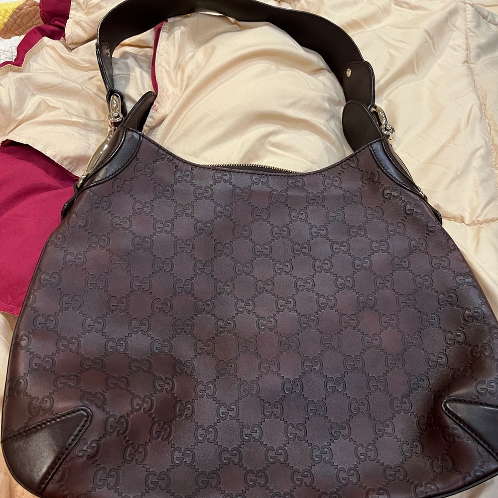 Gucci Brown Hobo Authentic